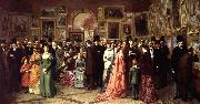 A Private View at the Royal Academy, 1881.